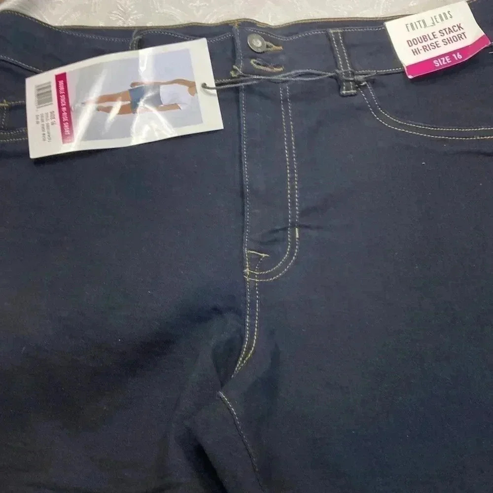 Faith jeans shorts size 16 - Picture 9 of 16